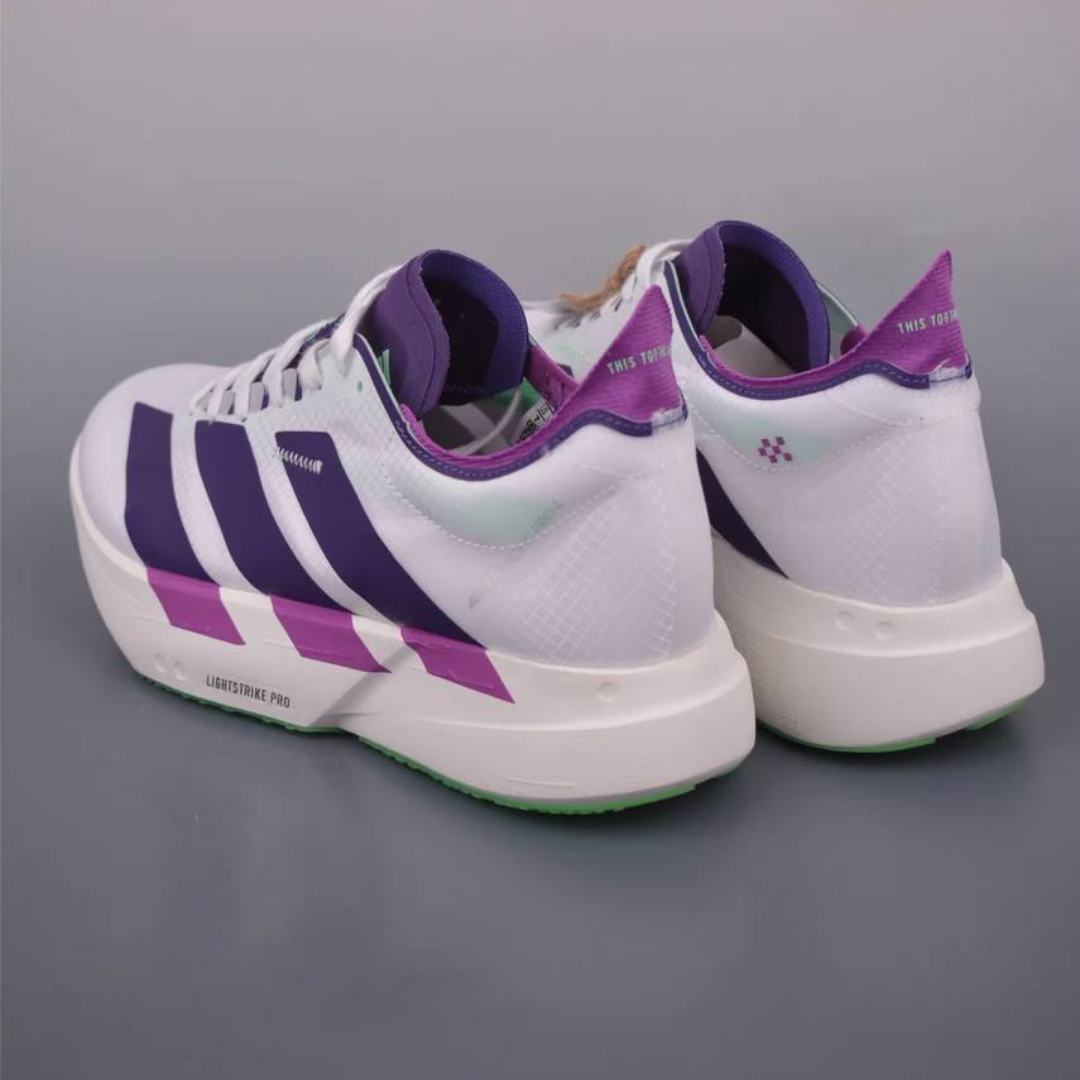 Adizero Adios Pro 4 Branco/Roxo