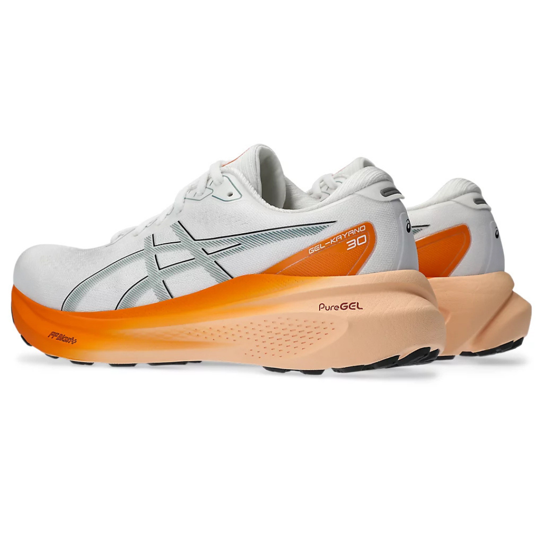 Gel-Kayano 30 - Branco e Laranja