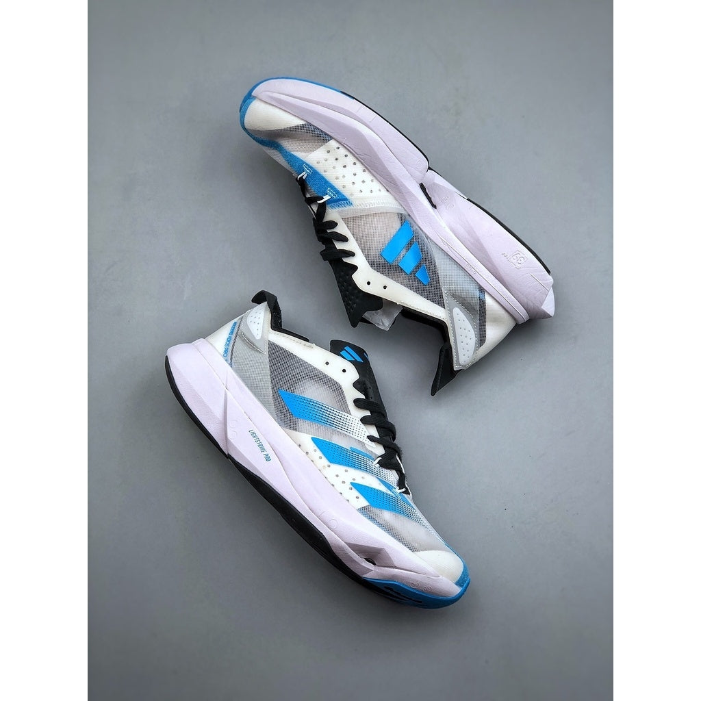 Adizero Adios Pro 3.0 - Branco com azul