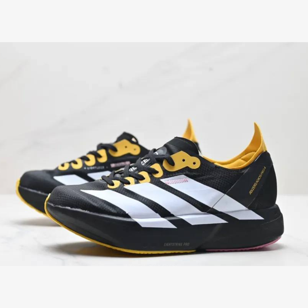 Adizero Adios Pro 4 Preto/Amarelo