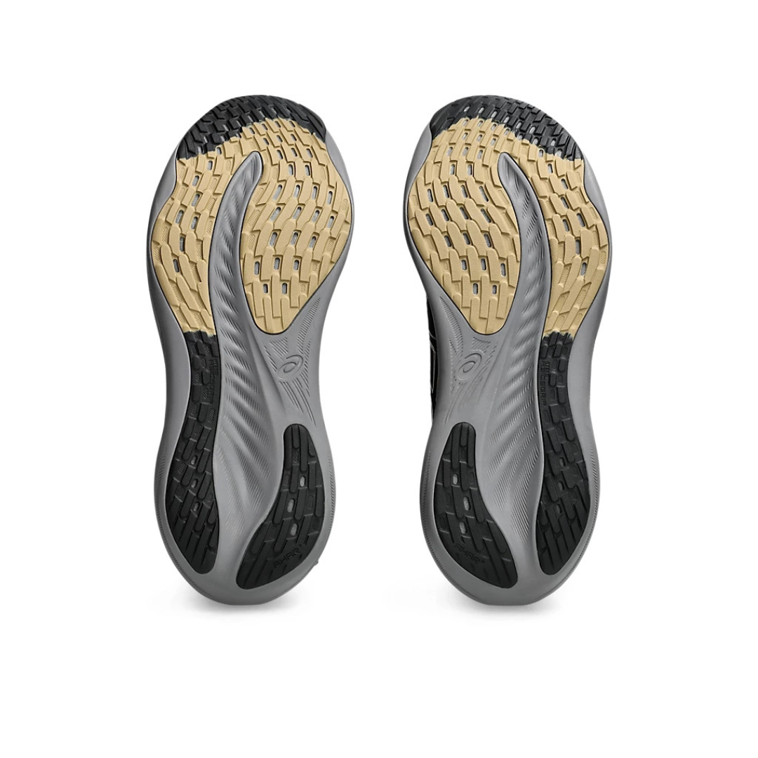 Gel - Nimbus 26 - Preto e Dourado com Cinza e Verde