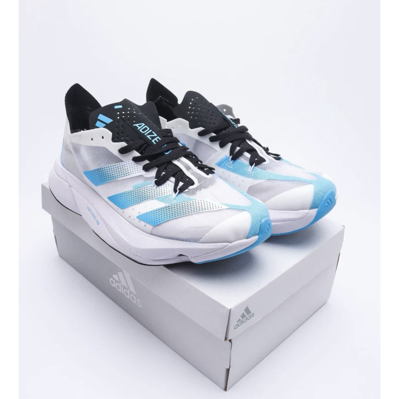 Adizero Adios Pro 3.0 - Branco com azul