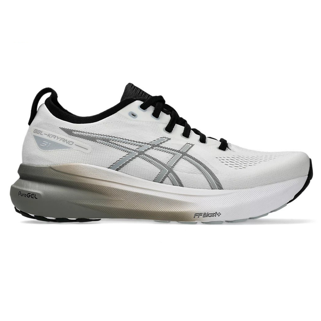 Gel-Kayano 31 Branco com Cinza e Preto