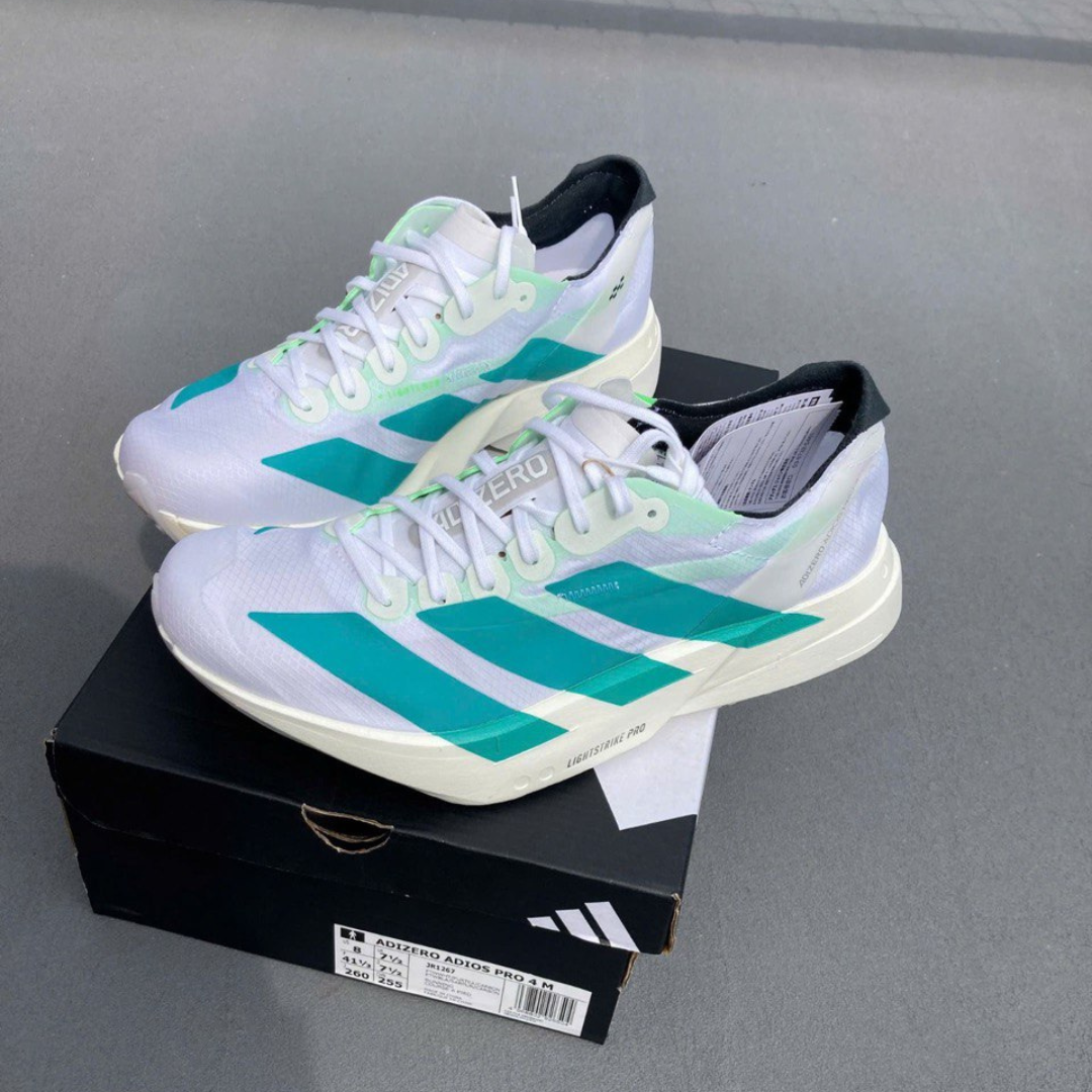 Adizero Adios Pro 4 Branco/Verde