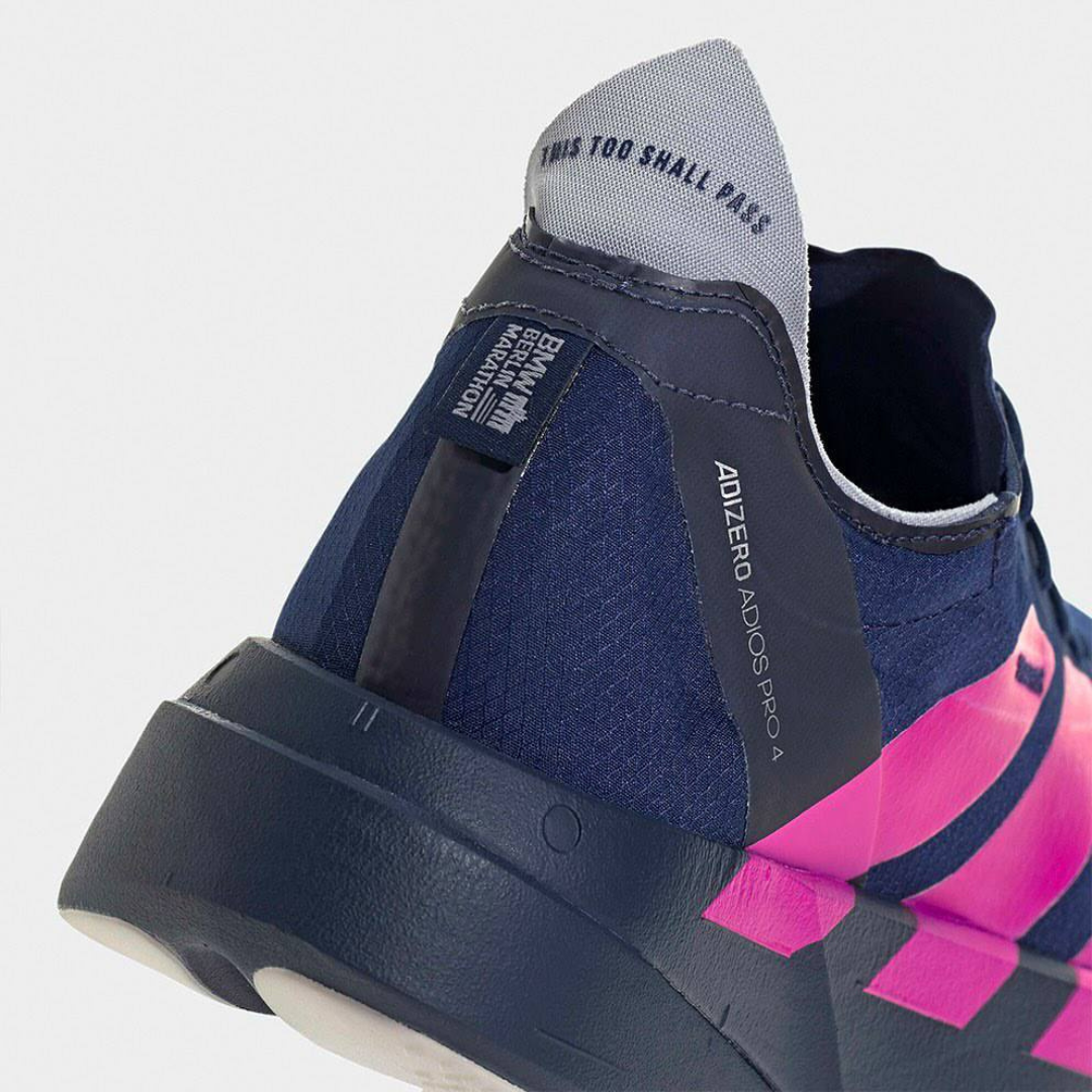 Adizero Adios Pro 4 Azul Marinho/Rosa