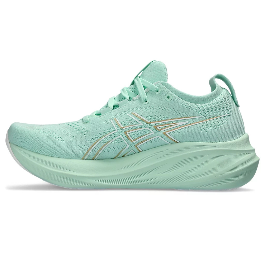 Gel - Nimbus 26 - Verde com Branco e Dourado