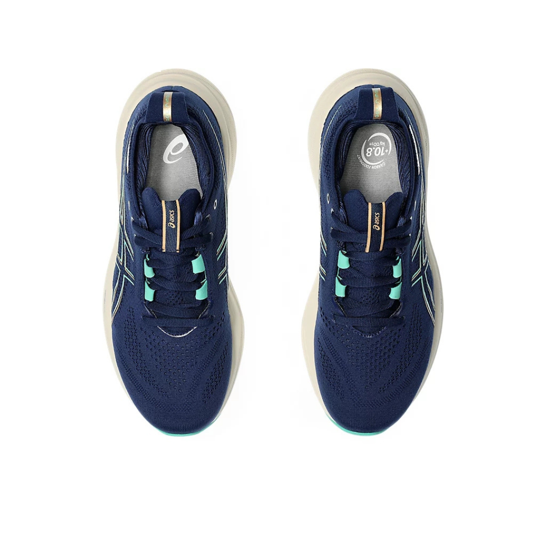 Gel - Nimbus 26 - Azul Marinho com Creme e Verde