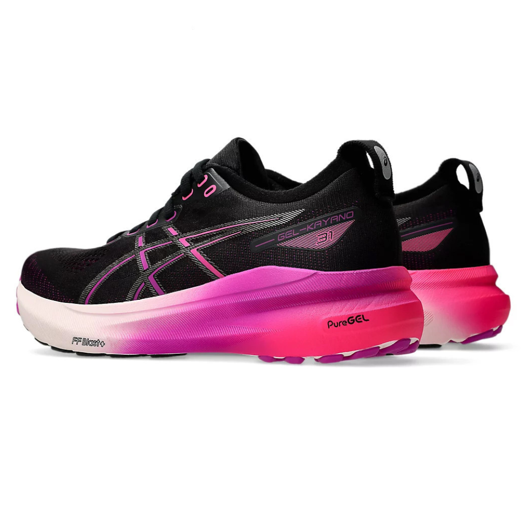 Gel-Kayano 31 Preto com Rosa