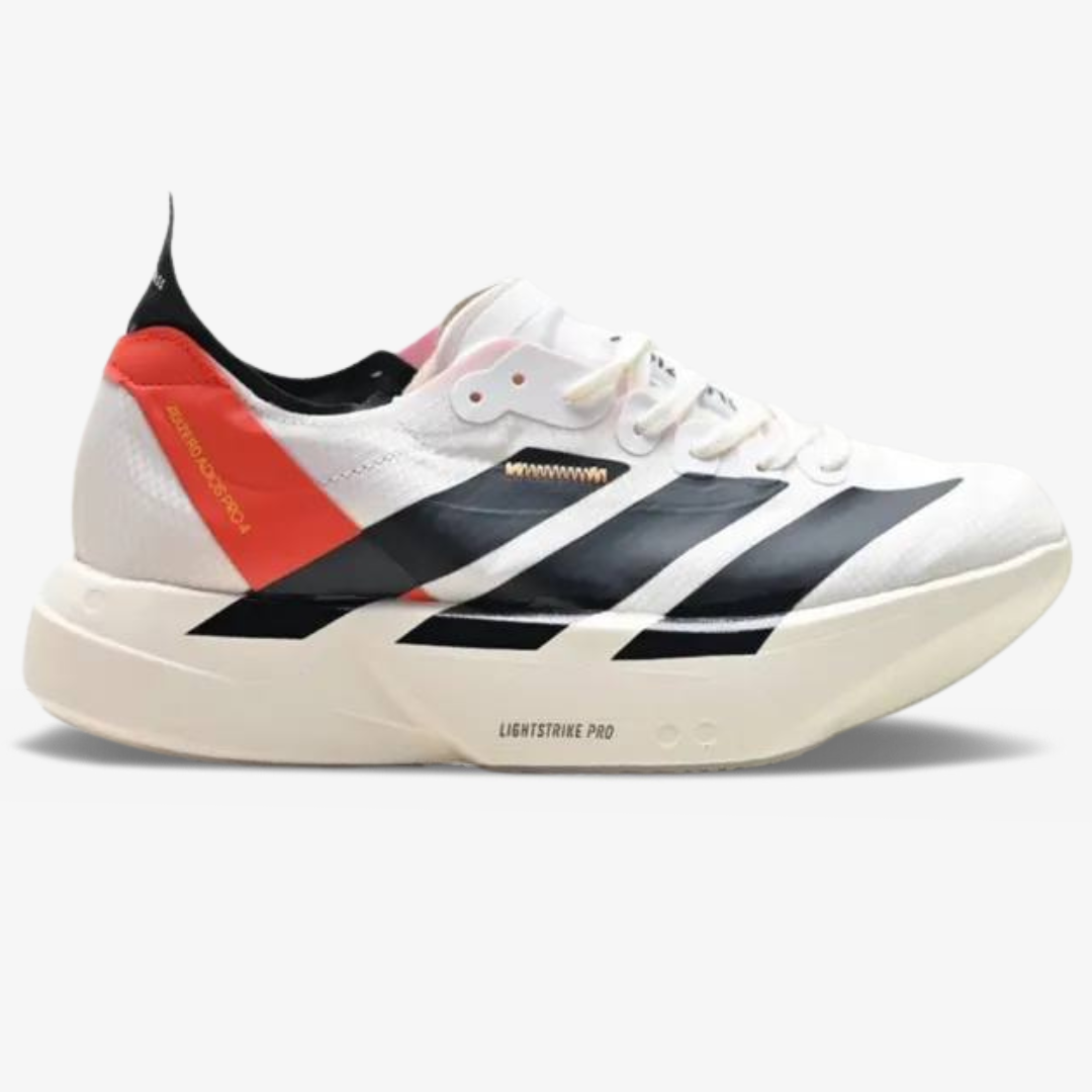 Adizero Adios Pro 4 Branco/Vermelho