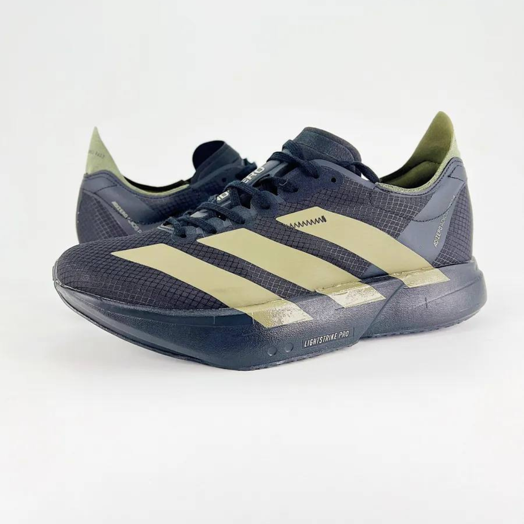 Adizero Adios Pro 4 Preto/Verde Oliva
