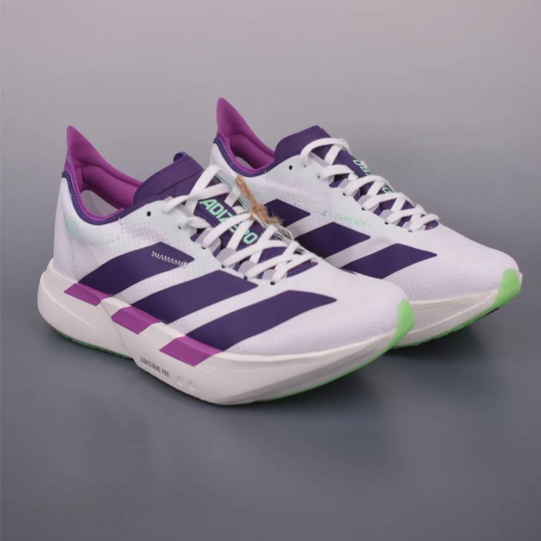Adizero Adios Pro 4 Branco/Roxo