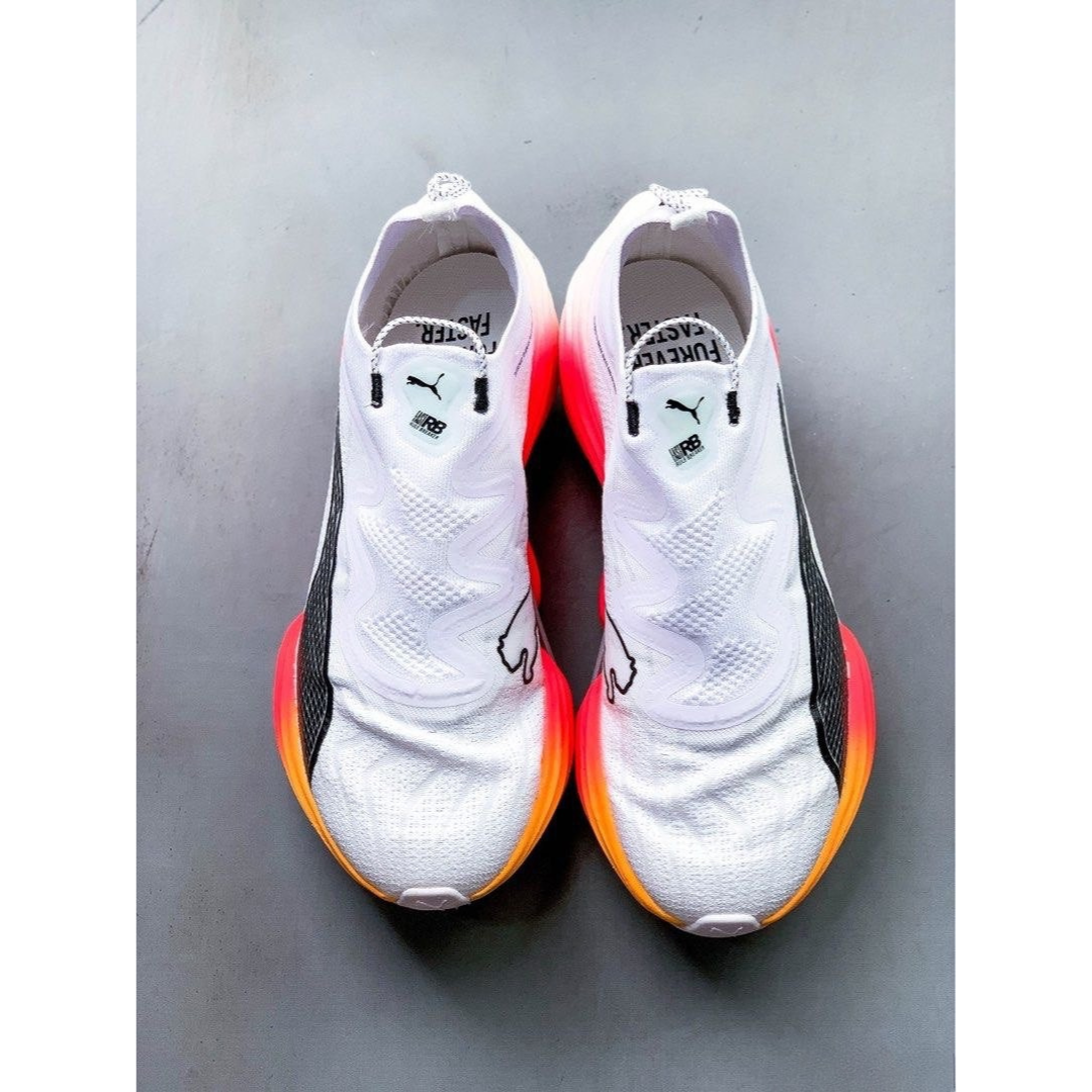 Fast-RB Nitro Elite - Branco com Rosa e Laranja