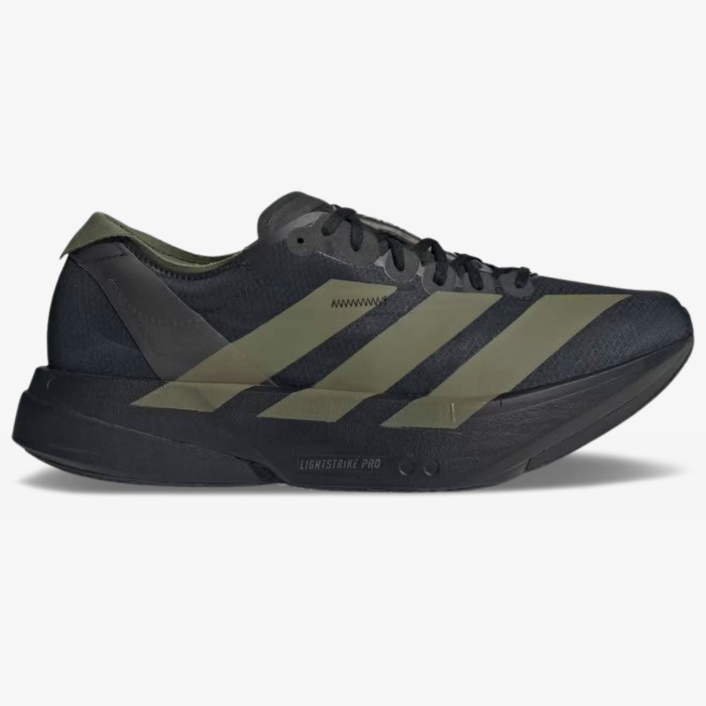 Adizero Adios Pro 4 Preto/Verde Oliva