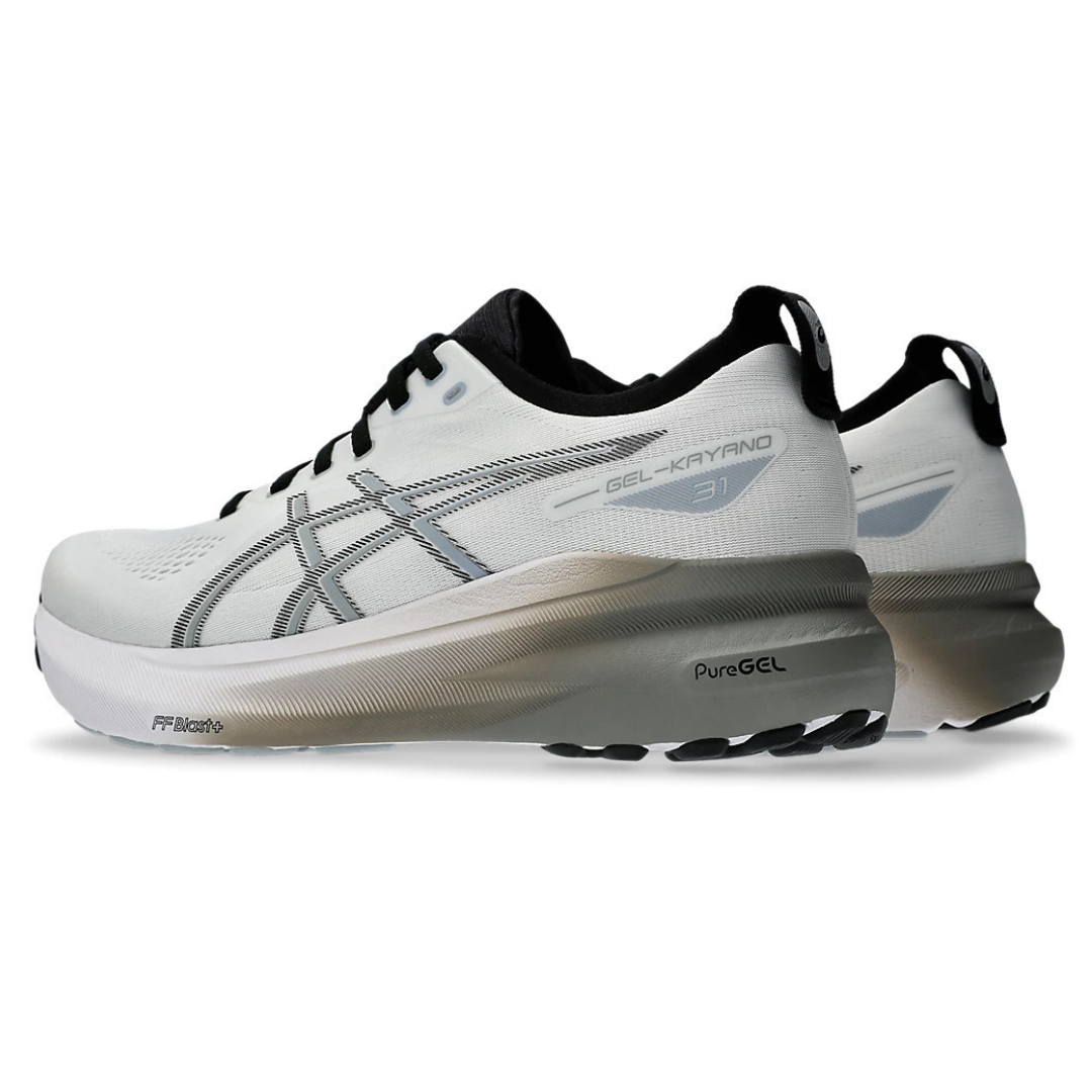 Gel-Kayano 31 Branco com Cinza e Preto