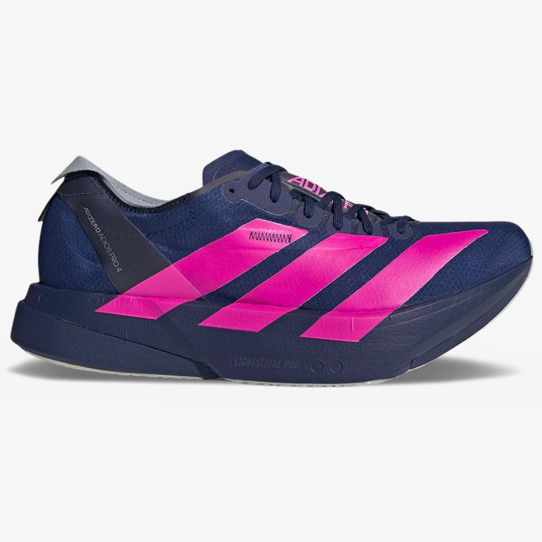 Adizero Adios Pro 4 Azul Marinho/Rosa