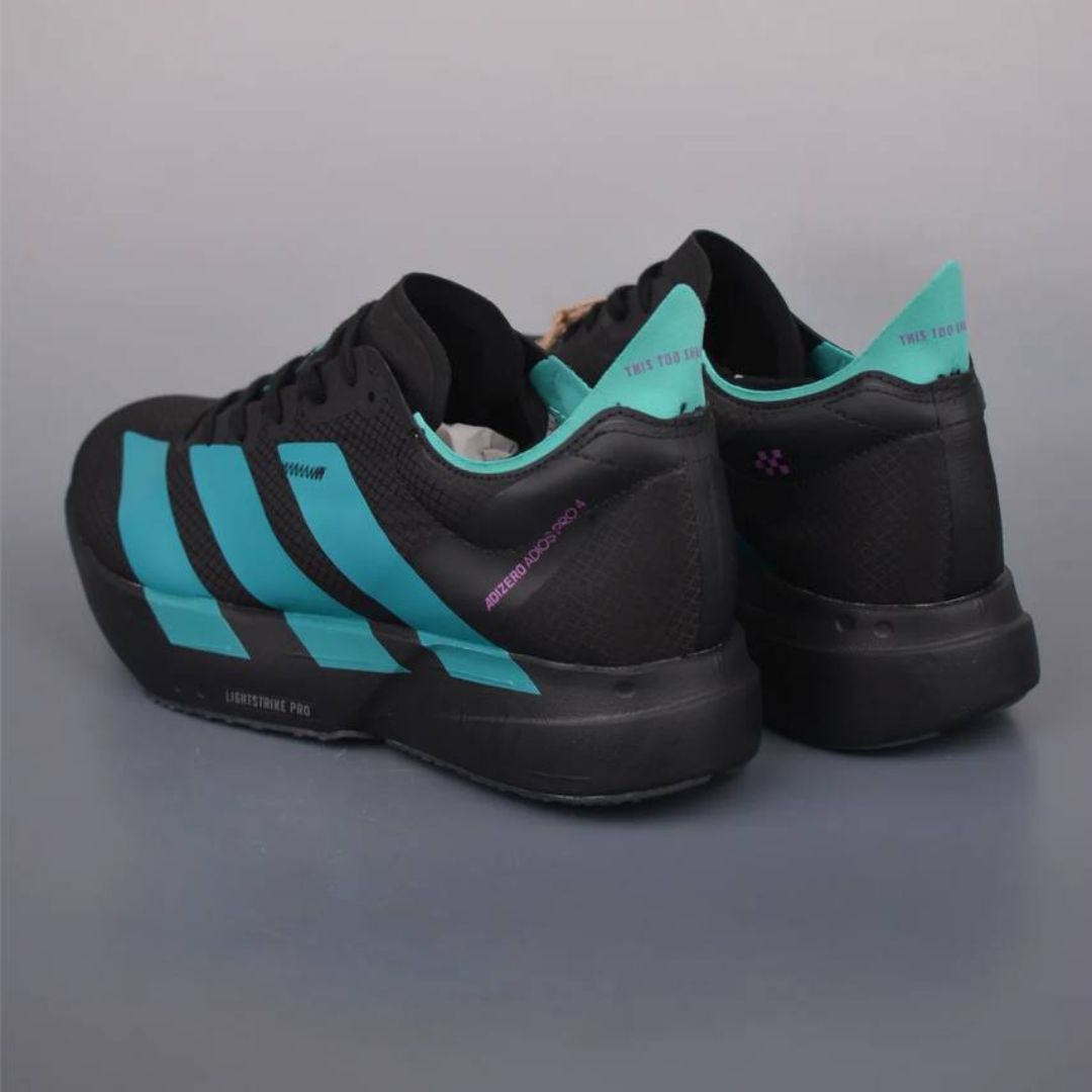 Adizero Adios Pro 4 Preto/Pure Teal