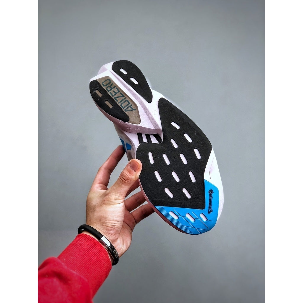 Adizero Adios Pro 3.0 - Branco com azul