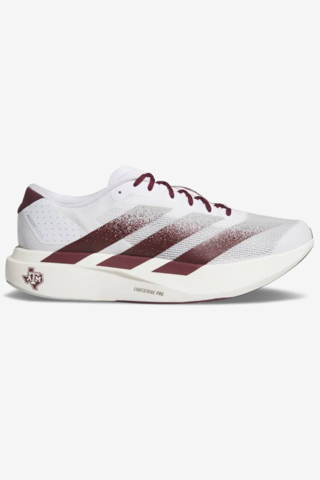 Adizero EVO SL - Branco/Vermelho Vinho