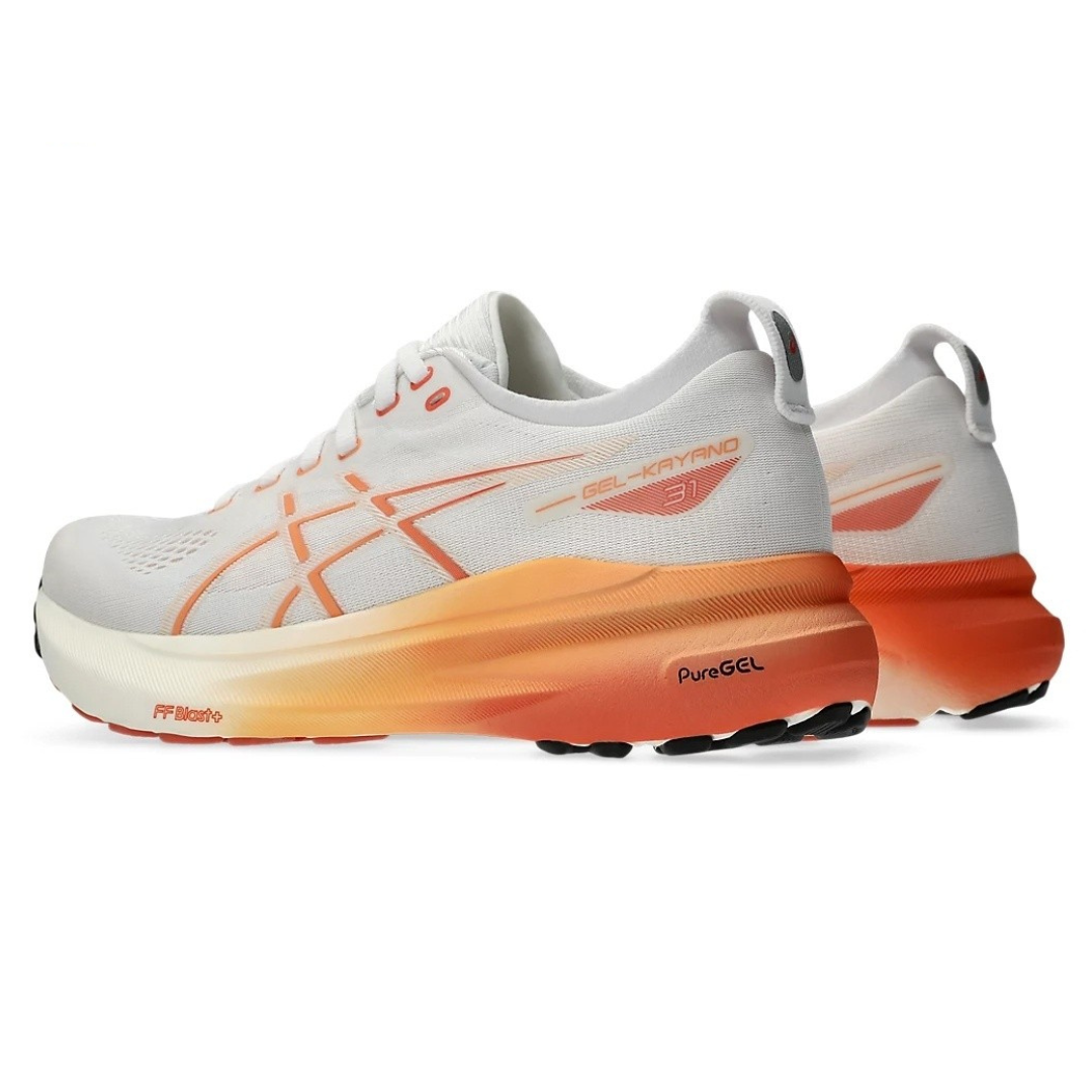 Gel-Kayano 31 Branco com Laranja