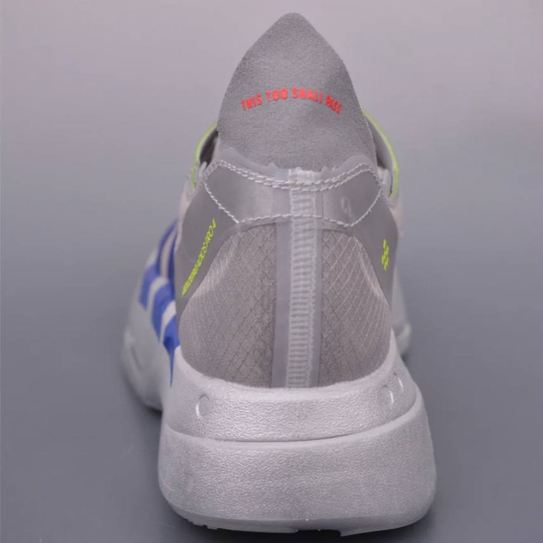 Adizero Adios Pro 4 Cinza Metálico/Azul