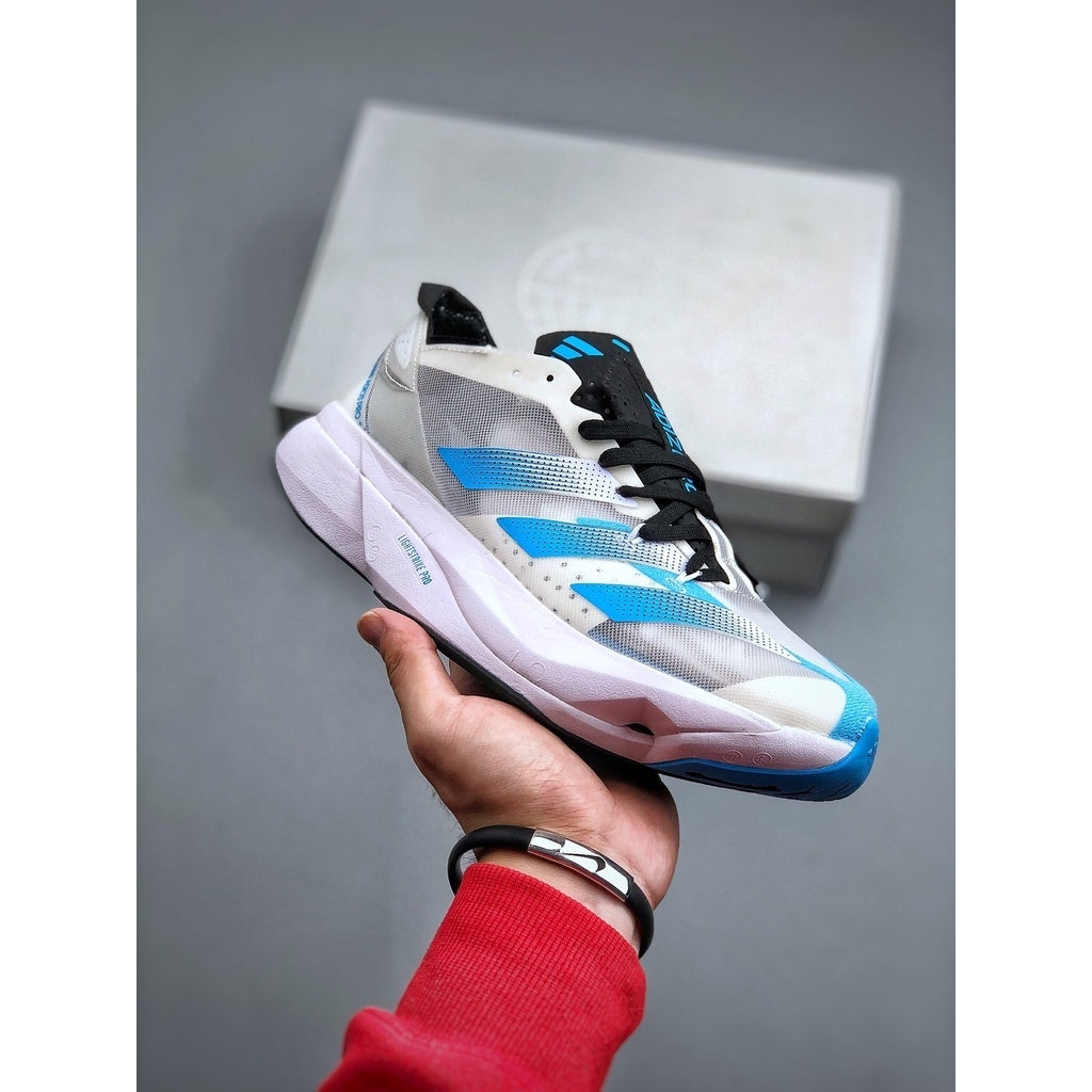Adizero Adios Pro 3.0 - Branco com azul