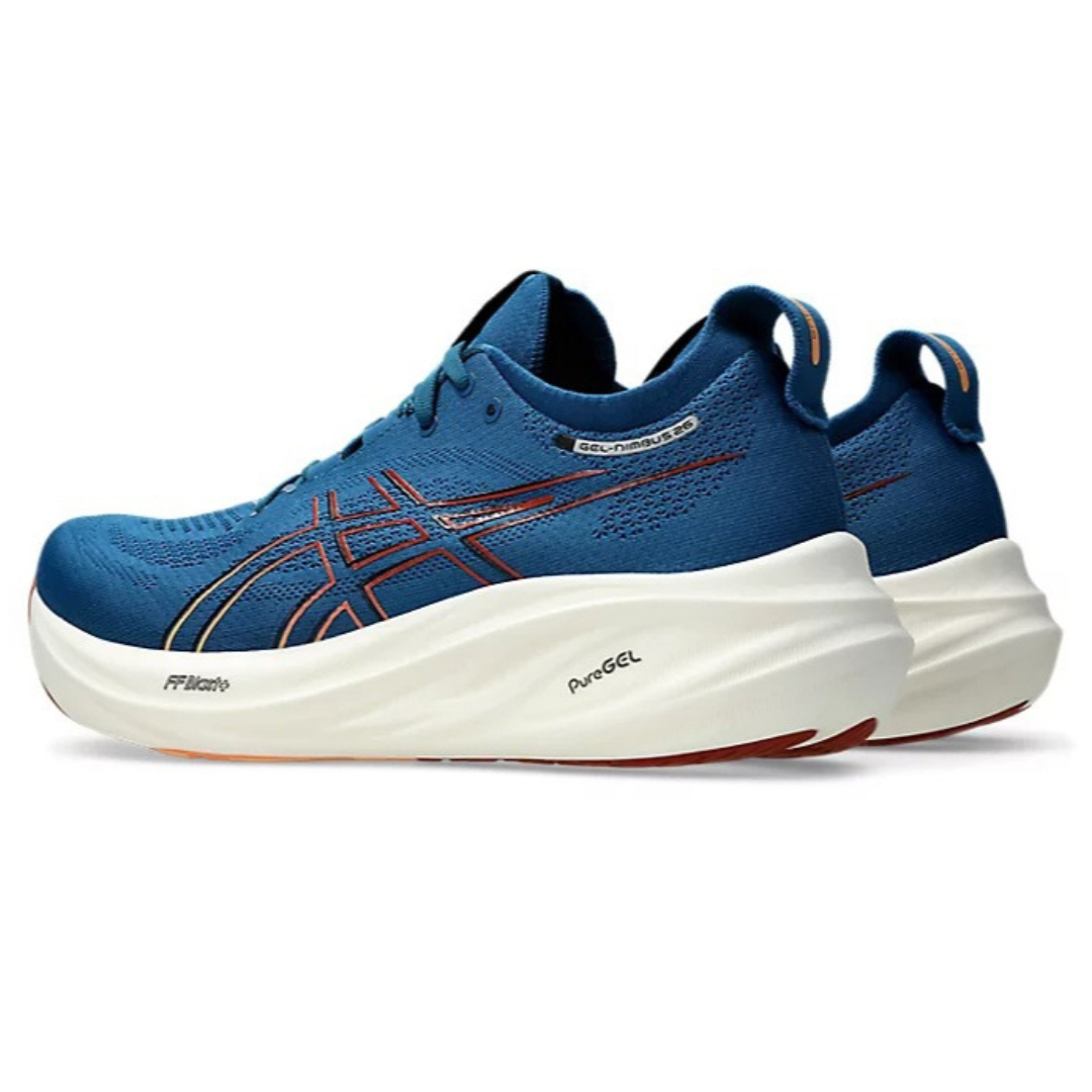 Gel - Nimbus 26 - Azul com Branco e Vermelho